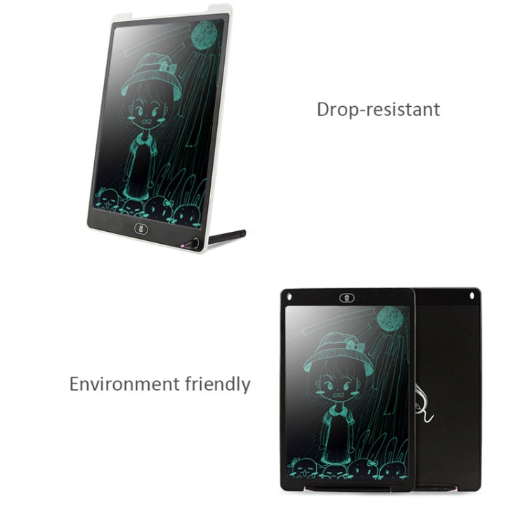 Portable 12 inch LCD Writing Tablet Drawing Graffiti Electronic Handwriting Pad Message Graphics Board Draft Paper with Writing Pen, 12 inch White, 12 inch Black, 12 inch Green, 12 inch Blue, 12 inch Red