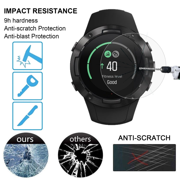 Für Suunto 5 0,26 mm 2,5D 9H Displayschutzfolie aus gehärtetem Glas, Für Suunto 5