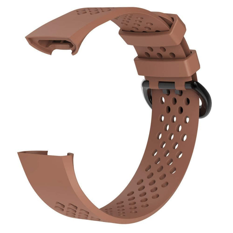 Square Hole Adjustable Sport Watch Band for FITBIT Charge 3