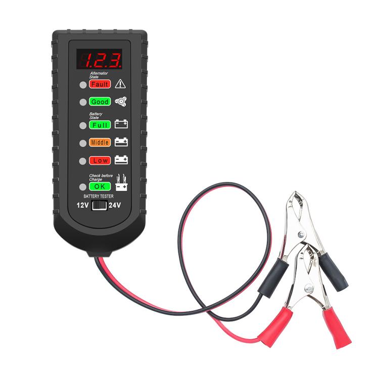 12V / 24V Automotive Battery Voltage Tester