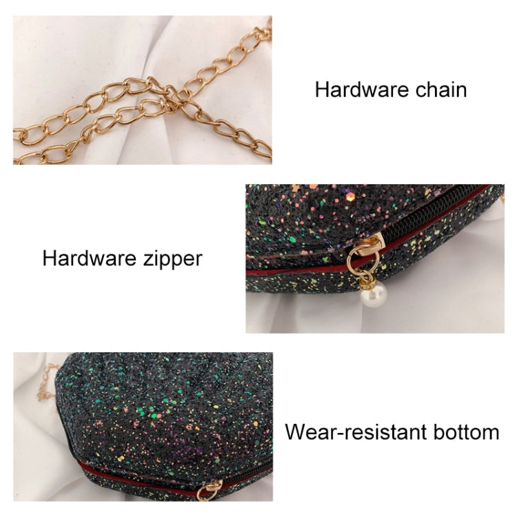 Shell Shape Fashion Sequined Single Shoulder Crossbody Bag