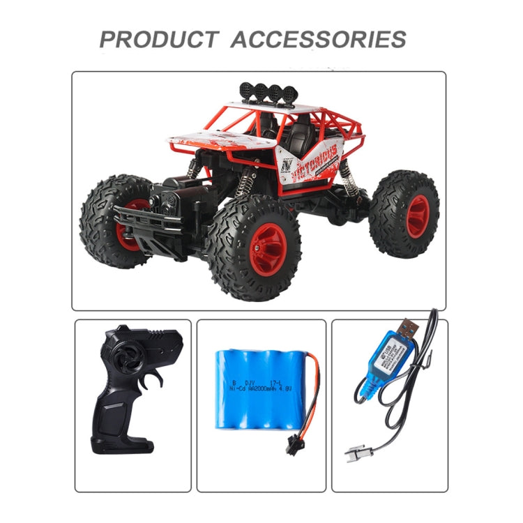 6255 2.4GHz 1:16 Wireless Remote Control Drift Off-road Four-wheel Drive Children Toy Car, 6255 2.4GHz 1:16(Blue), 6255 2.4GHz 1:16(Red)