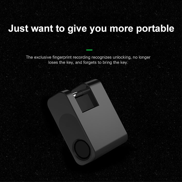 XB30F Mini Smart Fingerprint Padlock Trolley Case Lock, XB30F