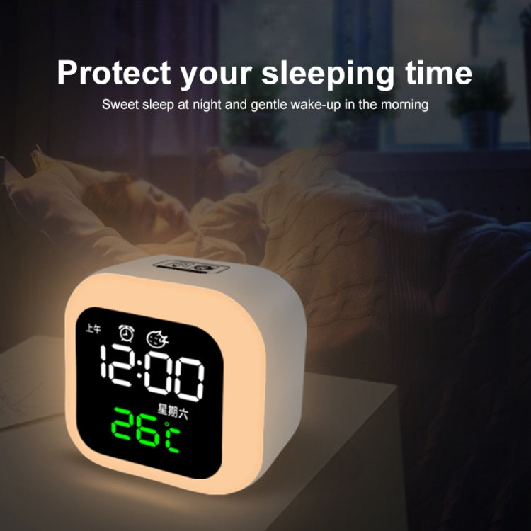 USB Home Smart Clock with Night Light & Memory Function & LED Display, Smart Clock