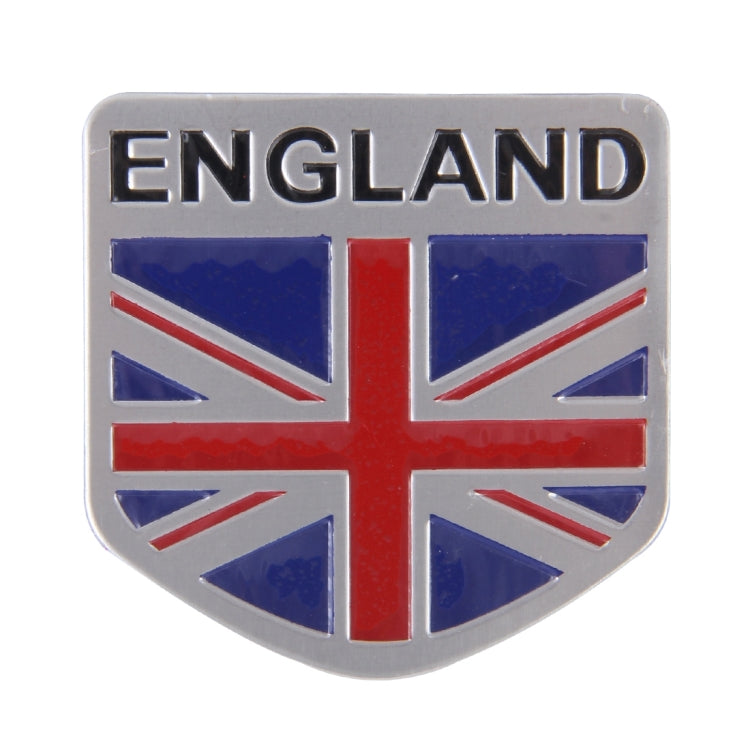 England Flag Style Metal Car Sticker, England Flag