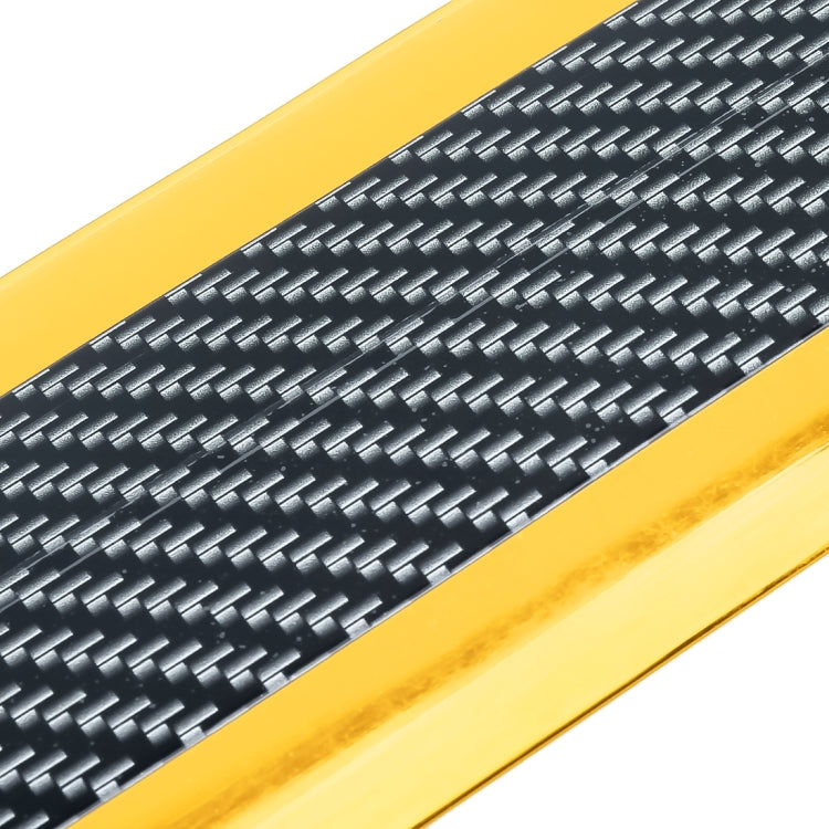 Universal Electroplate Carbon Fibre Car Door Threshold Decoration Strip Decorative Sticker, Size : 5CM x 2M, 5CM x 2M (Gold), 5CM x 2M (Red), 5CM x 2M (Silver)