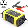 12V 6A Intelligent Universal Battery Charger for Car Motorcycle, Length: 55cm, UK Plug, UK Plug (Red), UK Plug (Yellow)