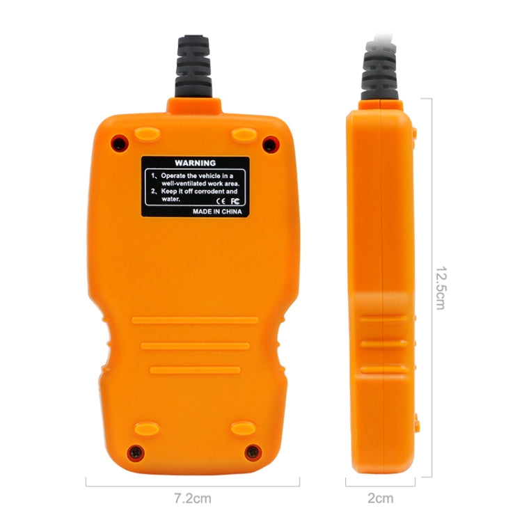 AUTOPHIX OM123 Car Portable OBD2 Scanner Car Diagnostic Tool OBD 2 Automotive Scanner EOBD Code Reader, OM123 (Orange)