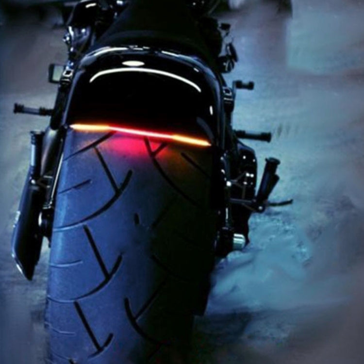 5W 12V 300LM Red+Yellow Light 32 LED Brake lights For Motorcycle, Cable Length:50cm, LED Brake lights