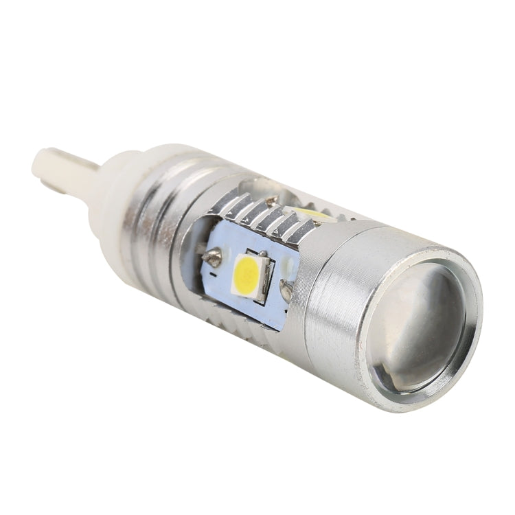 2 PCS T10 / W5W / 168 / 194 DC12V / 4.5W / 6000K / 360LM 6LEDs SMD-3030 Car Clearance Light, with Projector Lens Light, 6LEDs SMD-3030 , with Projector Lens Light