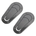 2 PCS Car Engine Lock Body Decorative Sticker, Lock Body Sticker