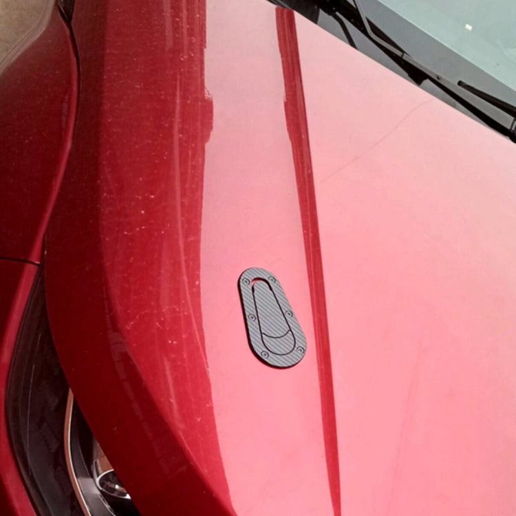 2 PCS Car Engine Lock Body Decorative Sticker, Lock Body Sticker