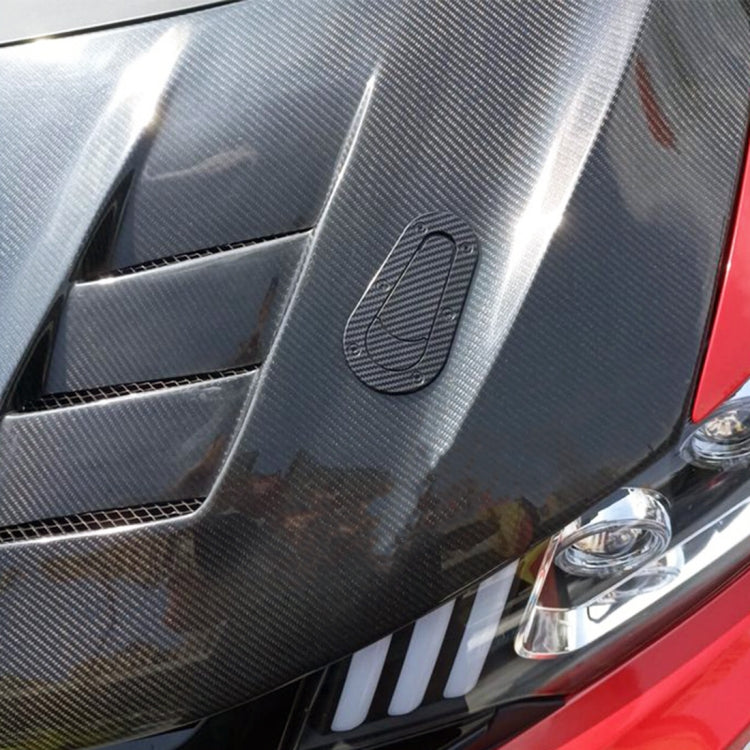 2 PCS Car Engine Lock Body Decorative Sticker, Lock Body Sticker