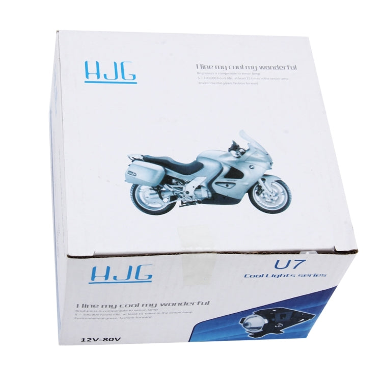 U5 10W 1000LM CREE LED External Motorcycle Headlight Lamp, DC 12-80V, U5 10W 1000LM White Light