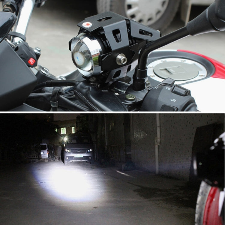 U5 10W 1000LM CREE LED External Motorcycle Headlight Lamp, DC 12-80V, U5 10W 1000LM White Light