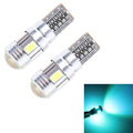 2 Stück T10 3W Eisblaues Licht 6 SMD 5630 LED Fehlerfreie Canbus Auto-Standlichter Lampe, DC 12V, 6 SMD 5630 LEDs