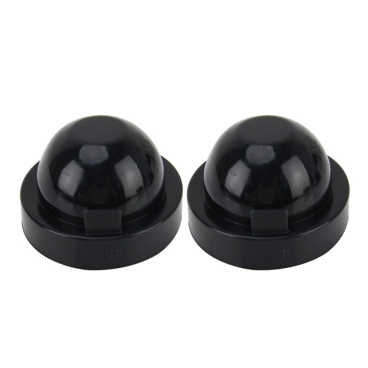 2 PCS K90 Universal Car LED Headlight HID Xenon Lamp Silicone Dust Cover Seal Caps Car Dust Cover Waterproof Dustproof Sealing Headlamp Cover for Car Retrofit, Inner Diameter: 9cm, Inner Diameter: 9cm