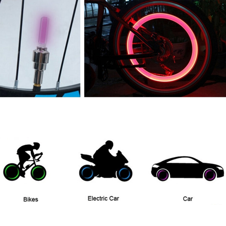 2 PCS Wheel Tyre Lamp With Battery for Car / Motorbike / Bike