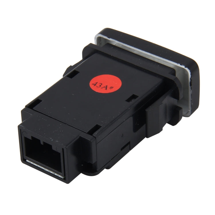 Auto Nebelscheinwerfer Lampe Anzeige 5 PIN Ein- und Ausschalter Steuerung 4 Kabel Auto Nebelscheinwerfer 5 Pin Schalter Ein-Aus-Taste für Toyota, Große Größe: 6*2.8*1.7cm, Mit Kabel