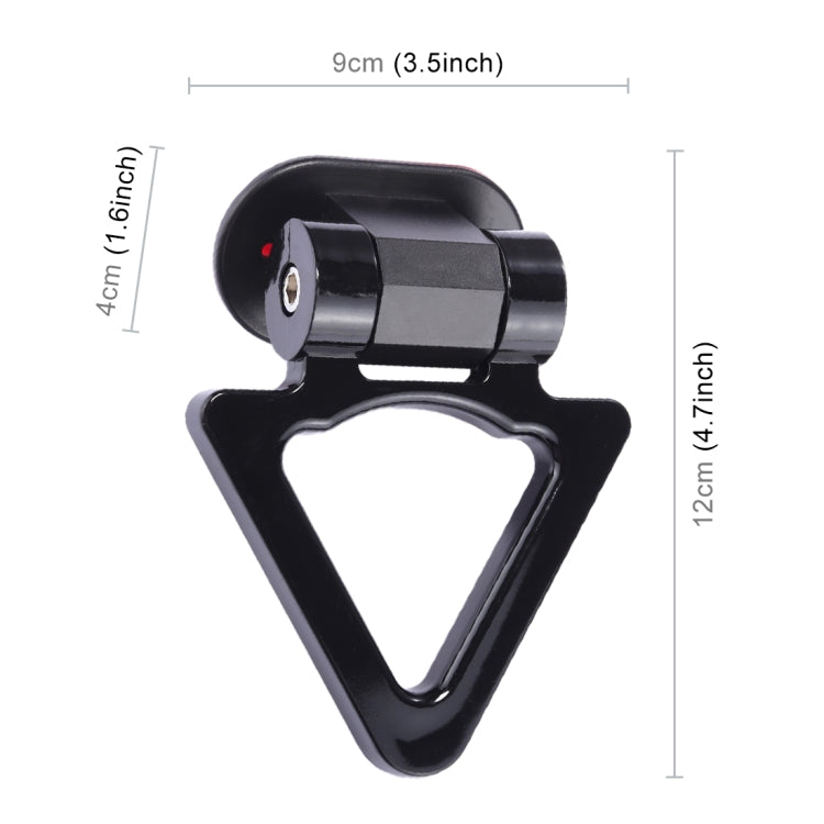 Car Truck Bumper Triangle Tow Hook Adhesive Decal Sticker Exterior Decoration