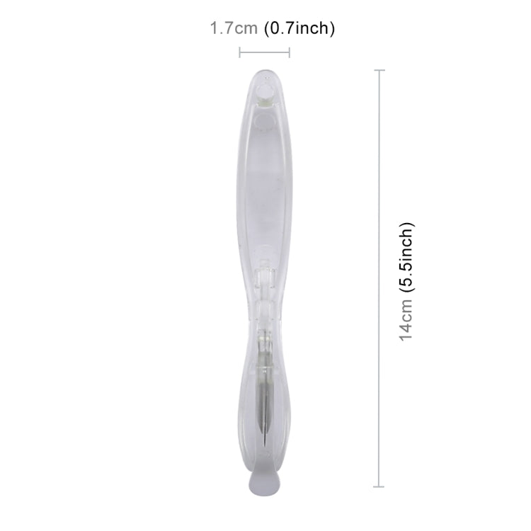 Car Vehicle Fiber Vinyl Film Sticker Wrap Safety Cutter Cutting Styling Wrap Tool(Transparent), No Replacement Blade