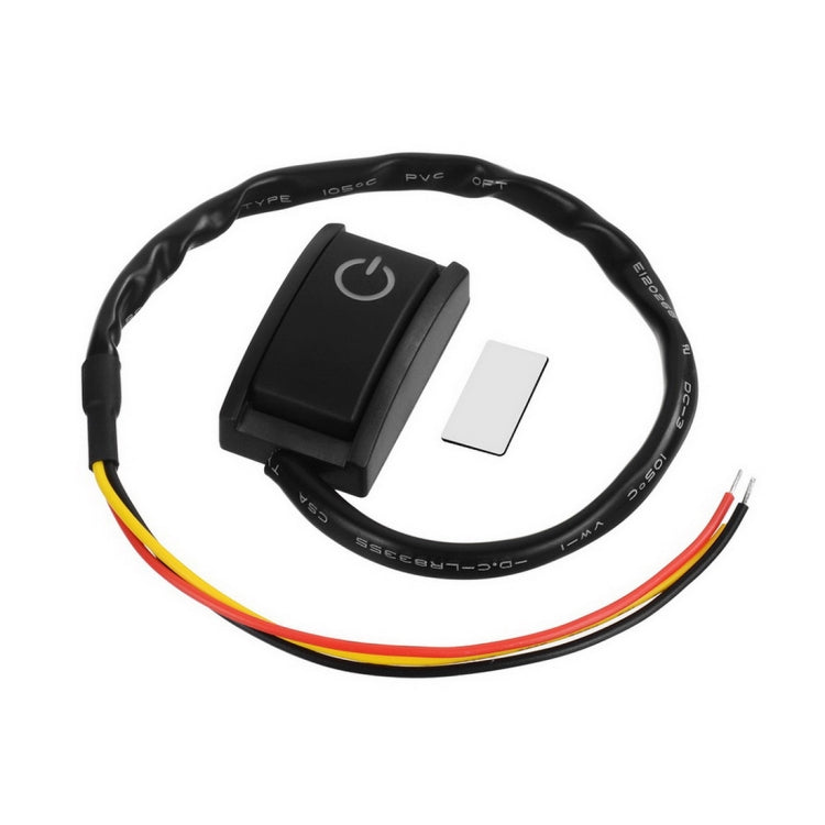 Jtron Auto-DIY-Schalter Klebetyp Tastenschalter Klebetyp Tastenschalter doppelseitig mit Klebeband AUS/EIN DC 12V/200mA, Taste 4