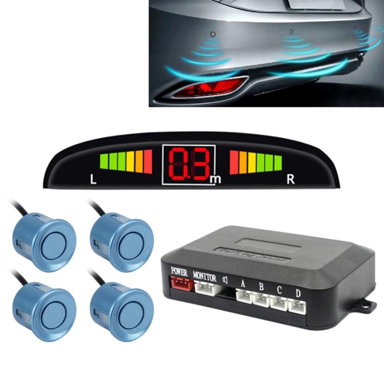 Car Buzzer Reverse Backup Radar System - Premium Quality 4 Parking Sensors Car Reverse Backup Radar System with LCD Display