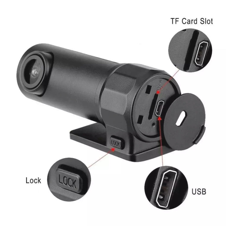 Mini Car Dash Camera WiFi Monitor Full HD Dashcam Video Recorder Camcorder Motion Detection, Support TF Card & Android & IOS