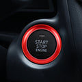 Car Engine Start Key Push Button Ring Trim Aluminum Alloy Sticker Decoration for Mazda, For Mazda