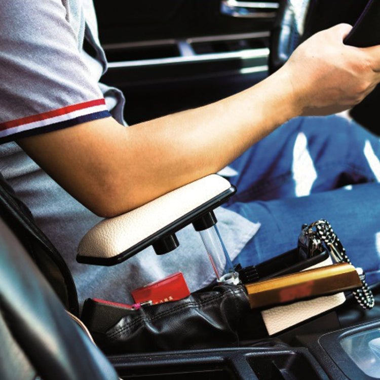 Universal Auto Multifunktions-Konsole Seitenfach Sitzlücken Seitenablagebox mit Ellbogenstützkissen, mit Pad
