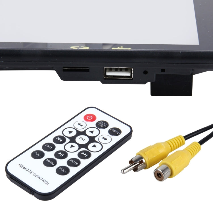 7 inch 480*234 Rear View TFT-LCD Color Car Monitor with Bluetooth MP5 Player, Support Reverse Automatic Screen Function, 7 inch 480*234
