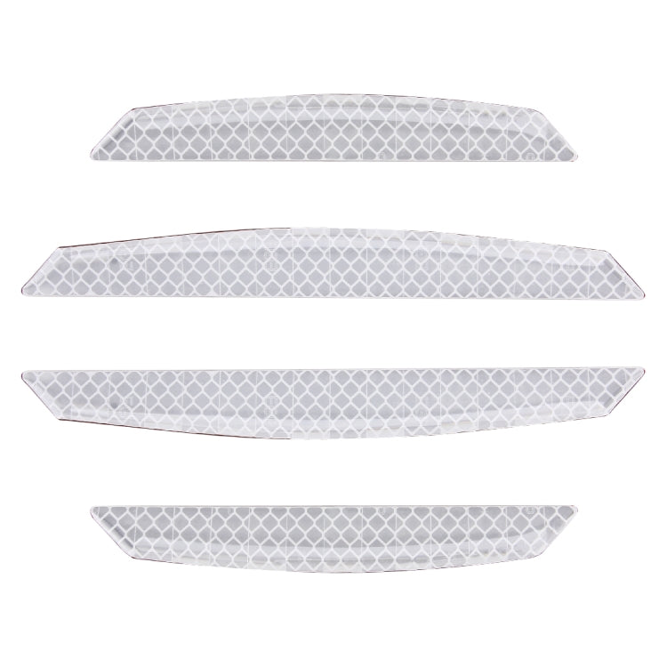 4 PCS Universal Car Door Anti-collision Strip Protection Guards Trims Stickers, 4 PCS