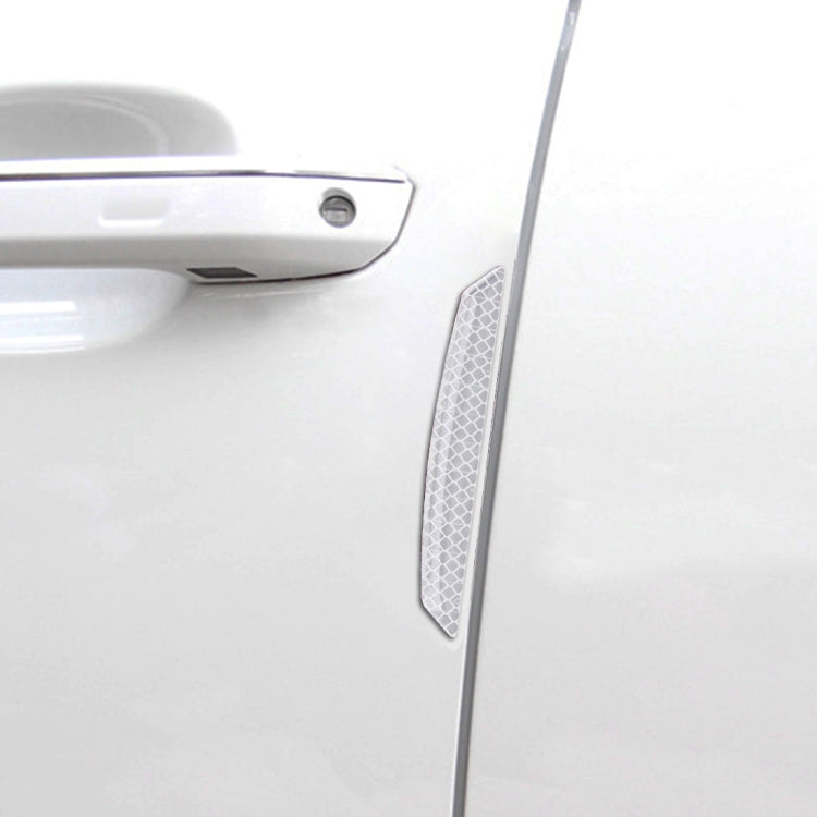 4 PCS Universal Car Door Anti-collision Strip Protection Guards Trims Stickers, 4 PCS