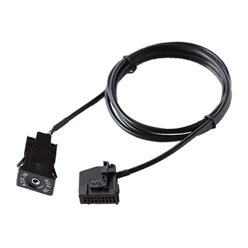 AUX Adapter Schalter Stecker + Kabelbaum für Volkswagen Audi MFD2 RNS2 / Ford, Kabellänge: 1,5 m, Für Volkswagen / Audi / Ford