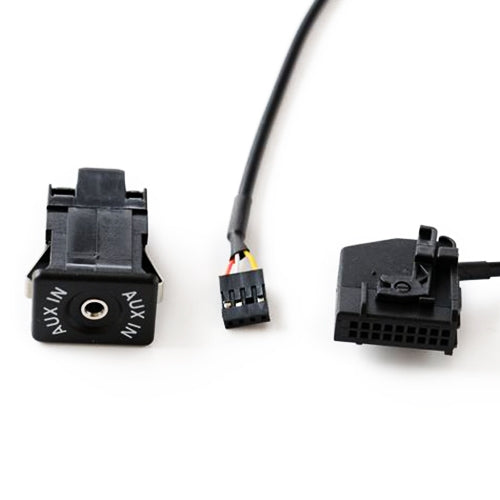 AUX Adapter Schalter Stecker + Kabelbaum für Volkswagen Audi MFD2 RNS2 / Ford, Kabellänge: 1,5 m, Für Volkswagen / Audi / Ford