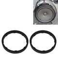 2 PCS 6.5 inch Car Auto ABS  Loudspeaker Base Protection Solid Cover Holder Mat, Inner Diameter: 14.5cm, Universal 6.5 inch