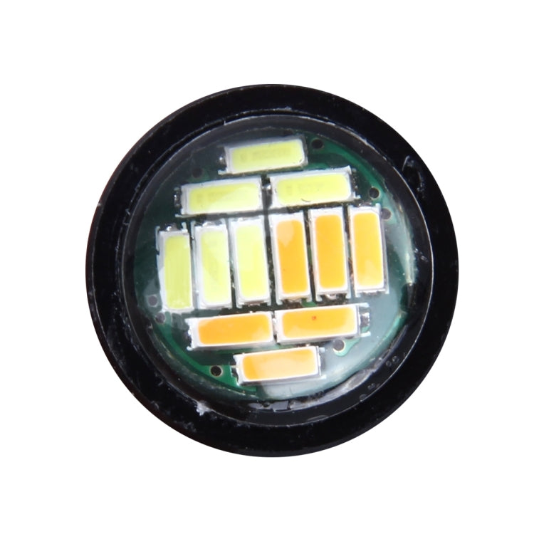 2 Stück 2W Auto Adleraugen Nebelscheinwerfer Blinker mit 12 SMD-4014 LED-Lampen, DC 12V Kabellänge: 55cm, SMD-4014, Eagle Eye Licht 12V/2W