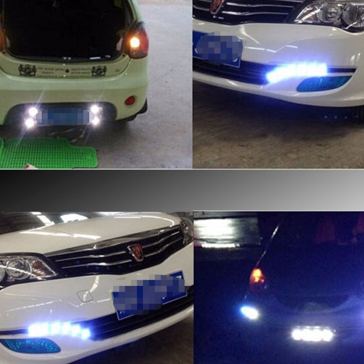 2 Stück 2W Auto Adleraugen Nebelscheinwerfer Blinker mit 12 SMD-4014 LED-Lampen, DC 12V Kabellänge: 55cm, SMD-4014, Eagle Eye Licht 12V/2W