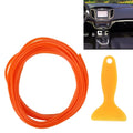 5m Flexible Trim For DIY Automobile Car Interior Moulding Trim Decorative Line Strip with Film Scraper