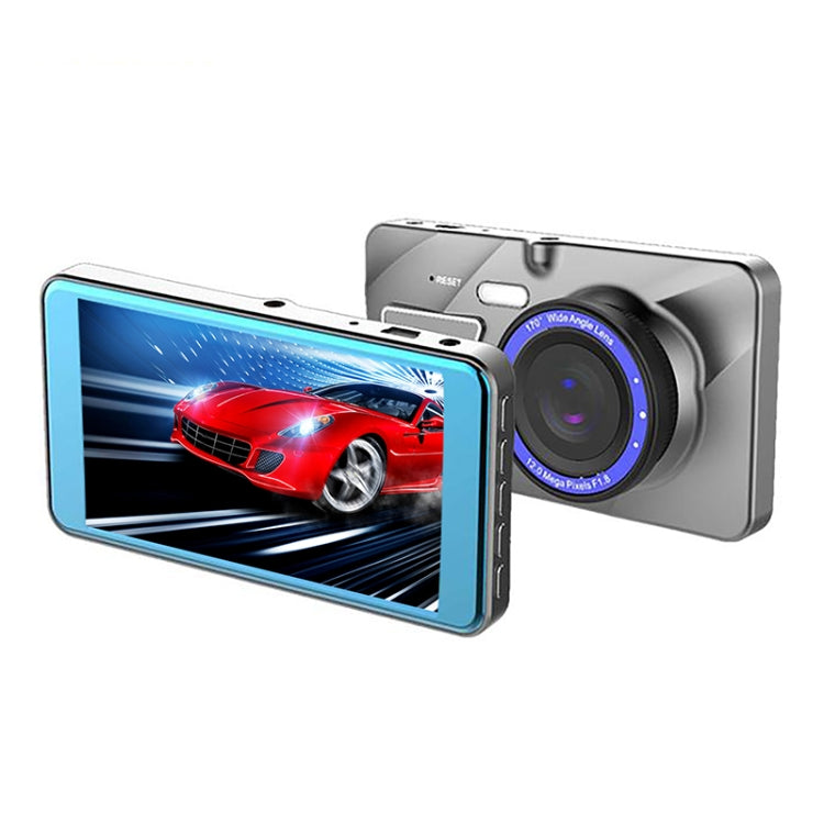 X96 4 Zoll 2.5D Full HD 1080P Multifunktionale Smart Auto Dual-Objektiv Videorecorder Kamera Unterstützung TF-Karte / Bewegungserkennung, X96