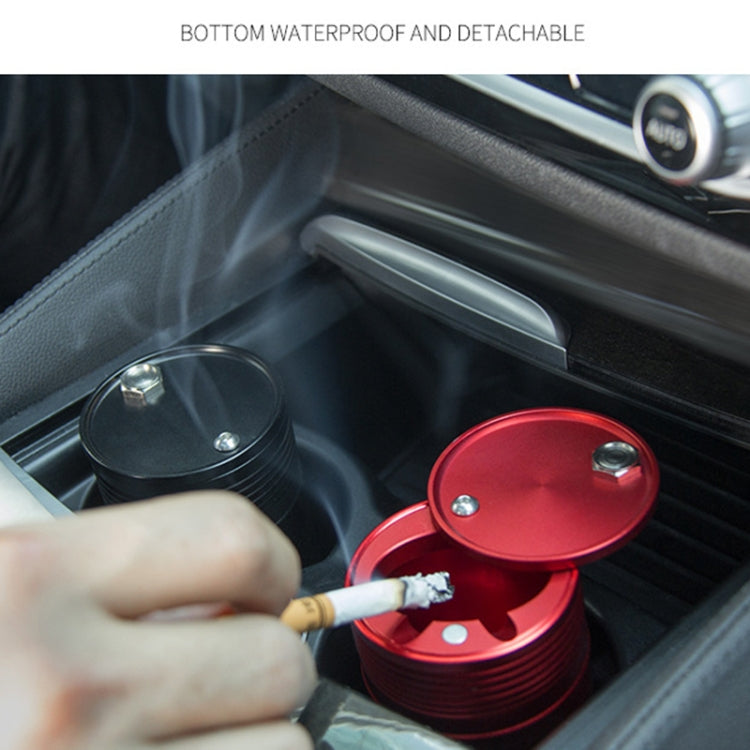 Universal Portable Car Metal Trash Rubbish Bin Ashtray