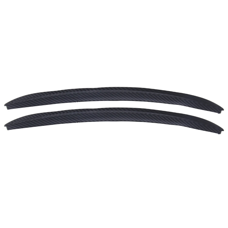 2 PCS Car Auto Rubber Fender Guard Protection Strip Scratch Protector Sticker, Size: 34*2cm, Size: 34*2cm