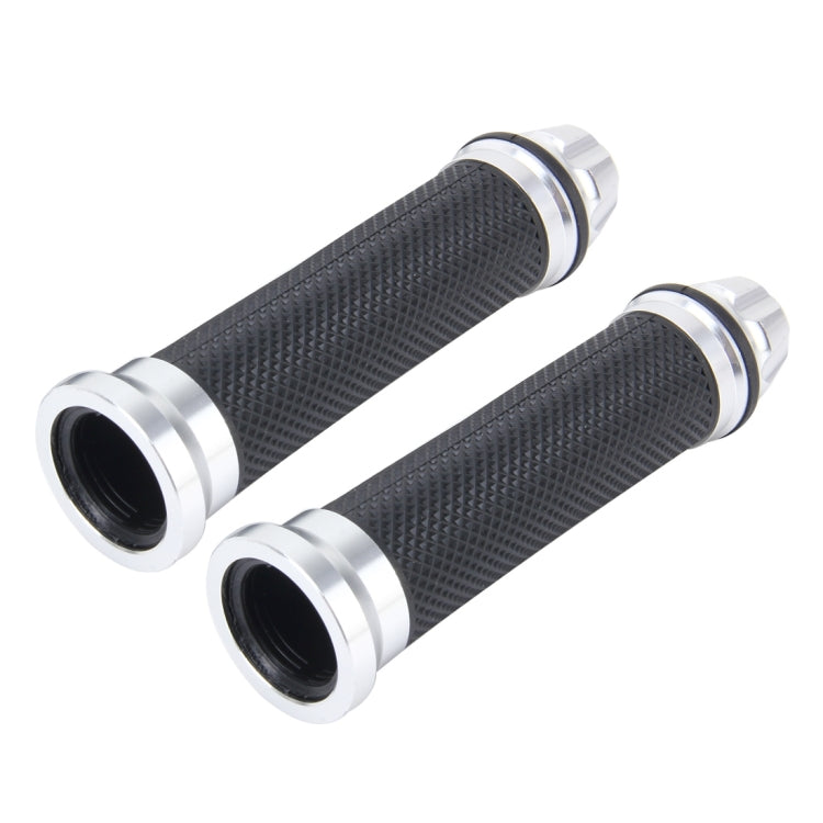 2 Stück Motorrad Net Texture Metall linker Lenkergriff mit Gummiabdeckung für Yamaha, links Yamaha