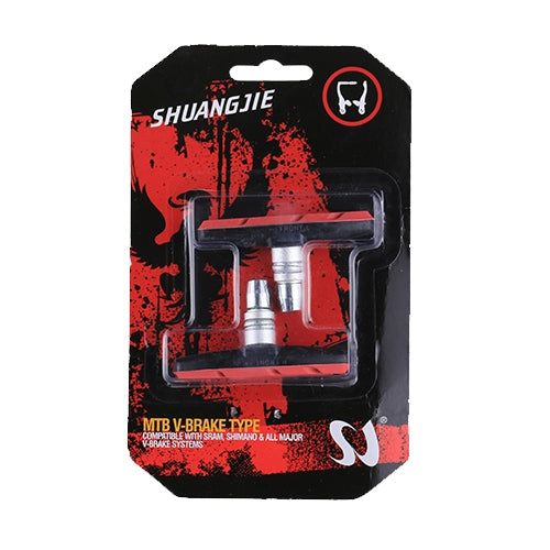 2 PCS robe V-brake Bicycle Brake Shoes, 2 PCS Bicycle Brake Shoes