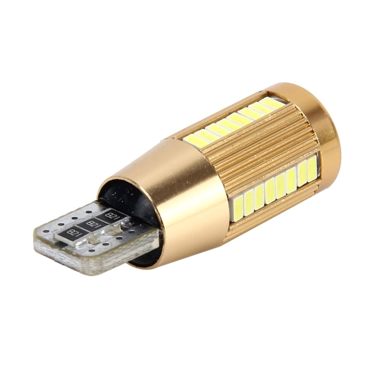 2 PCS T10 2W 180 LM 5500K Constant Current Car Clearance Light with 38 SMD-3014 Lamps, DC 12-16V, 38 SMD-3014 Lamps, T10+2W Blue Light