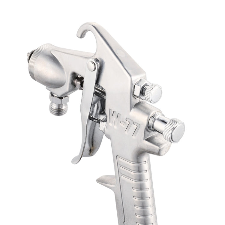 W-77 Paint Spray Gun Sprayer lower Pot Pneumatic Tool for Home Car, Hole diameter: 3mm