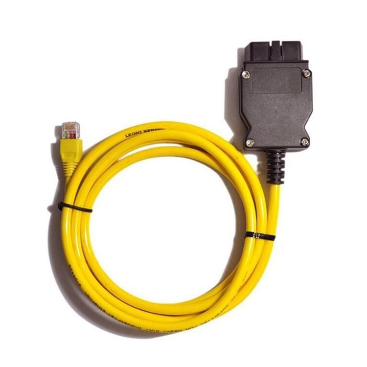 OBD Plug Adapter for BMW Enet Ethernet to OBD 2 Interface, OBD Plug Adapter