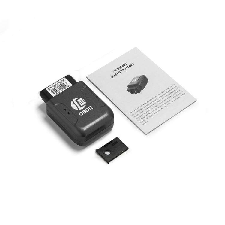 TK206 2G GPS OBD2 Echtzeit-GSM-Quadband-Diebstahl-Vibrationsalarm-GSM-GPRS-Mini-GPS-Auto-Tracker, TK206 (Schwarz), TK206 (Blau)