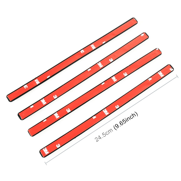 3R-2152 4 PCS Universal Car Body Anti-collision Strip Protection Guards Silicon Trims Stickers, 3R-2152 Anti-collision Strip