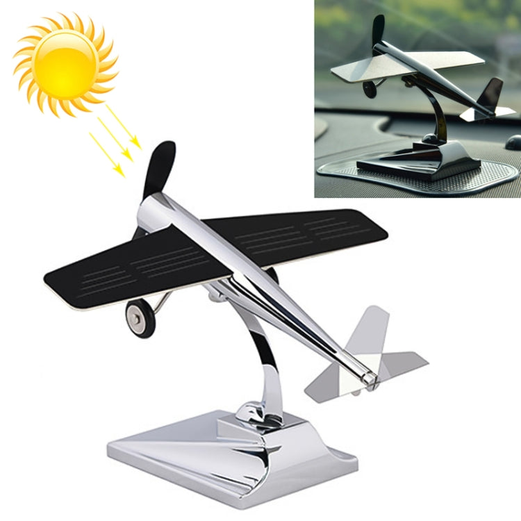 Auto-Innendekoration Zubehör Flugzeugmodell Ornamente Propeller rotierend Solar-Ornament